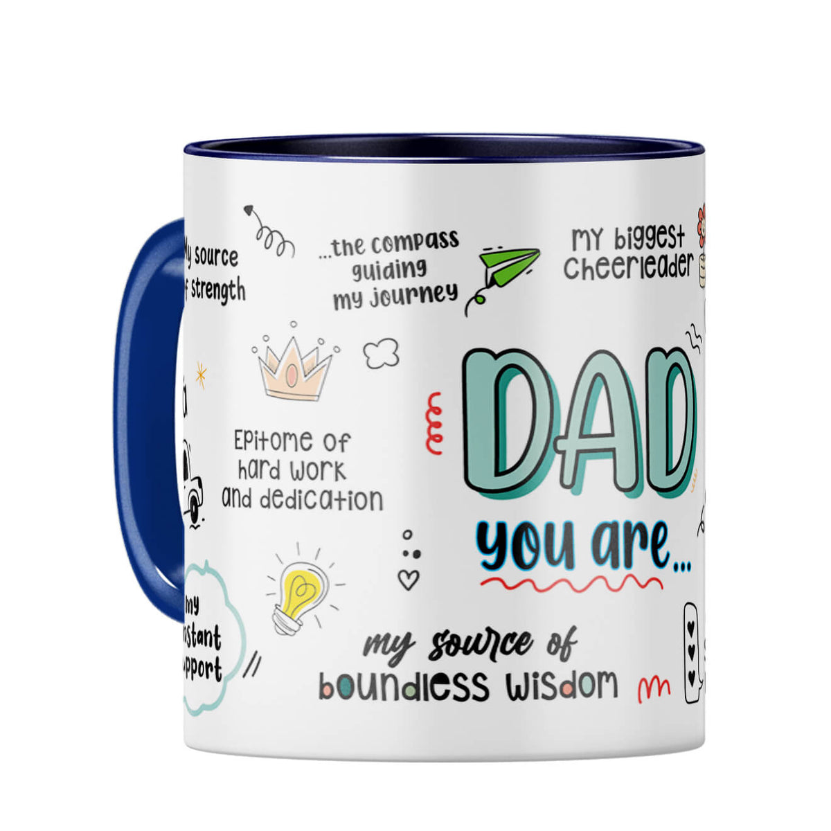 Dad You Are The World Coffee Mug - corporate gift by YuBingo