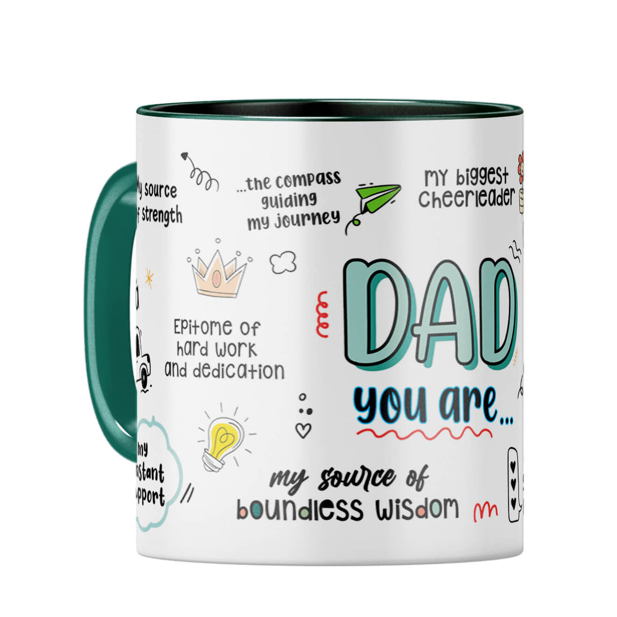 Dad You Are The World Coffee Mug - product image 4