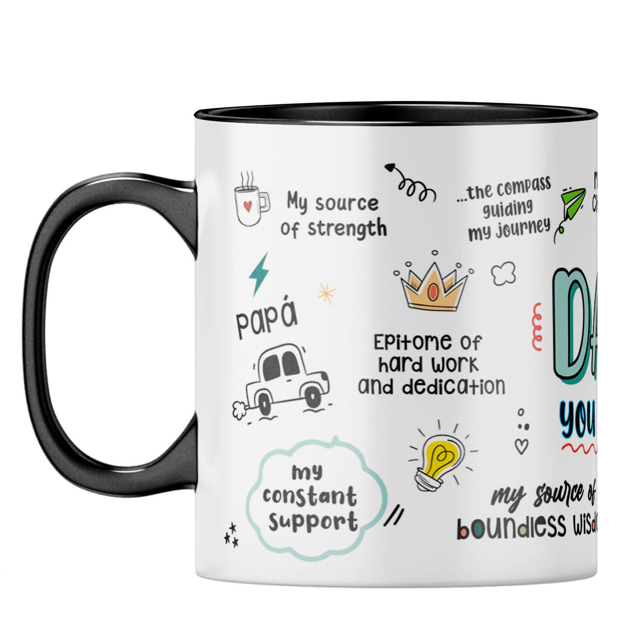 Dad You Are The World Coffee Mug - corporate gift by YuBingo