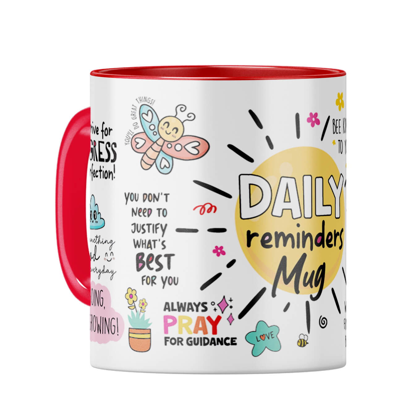 Daily Reminders Coffee Mug - corporate gift by YuBingo