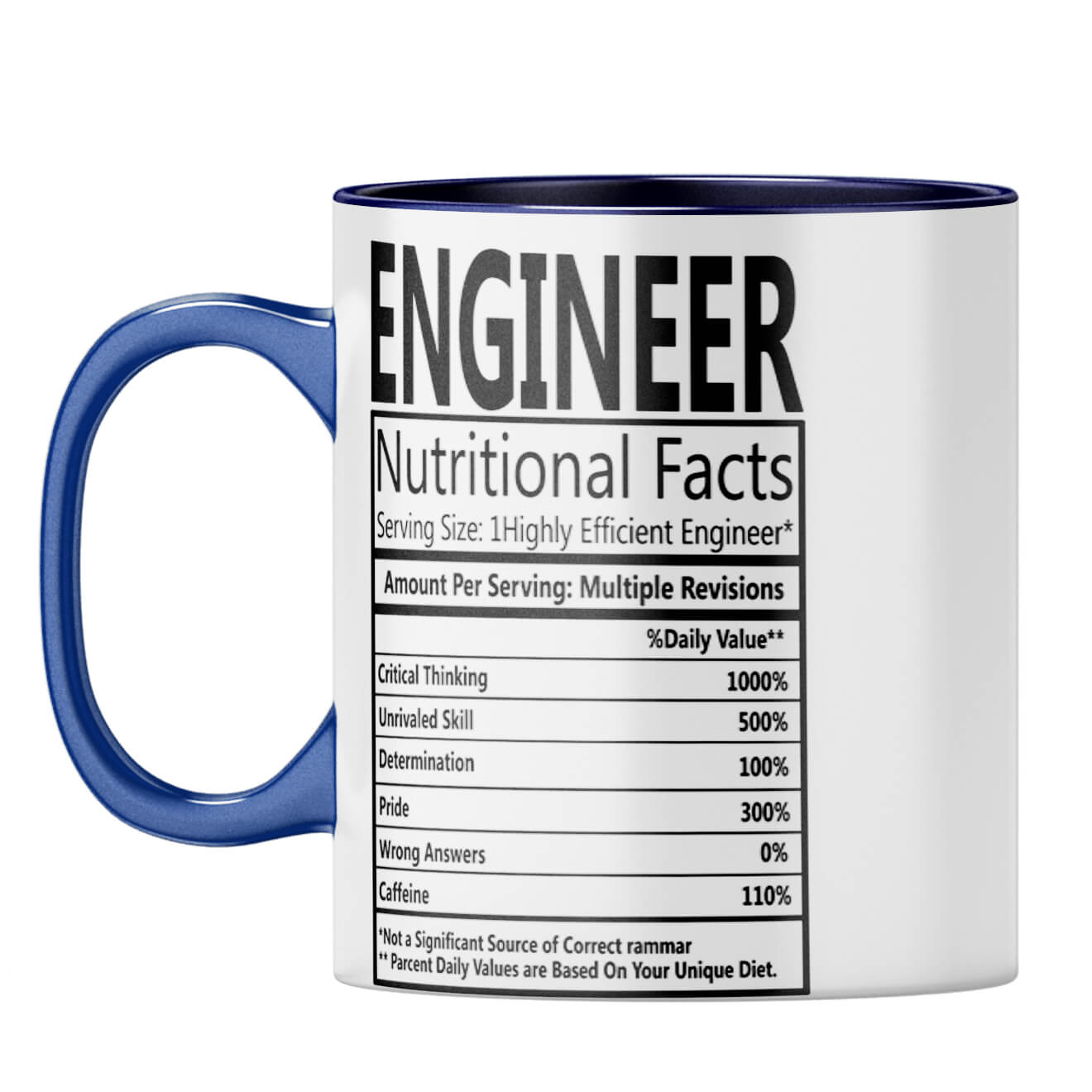 Engineer Nutritional Fact Coffee Mug - product image 4