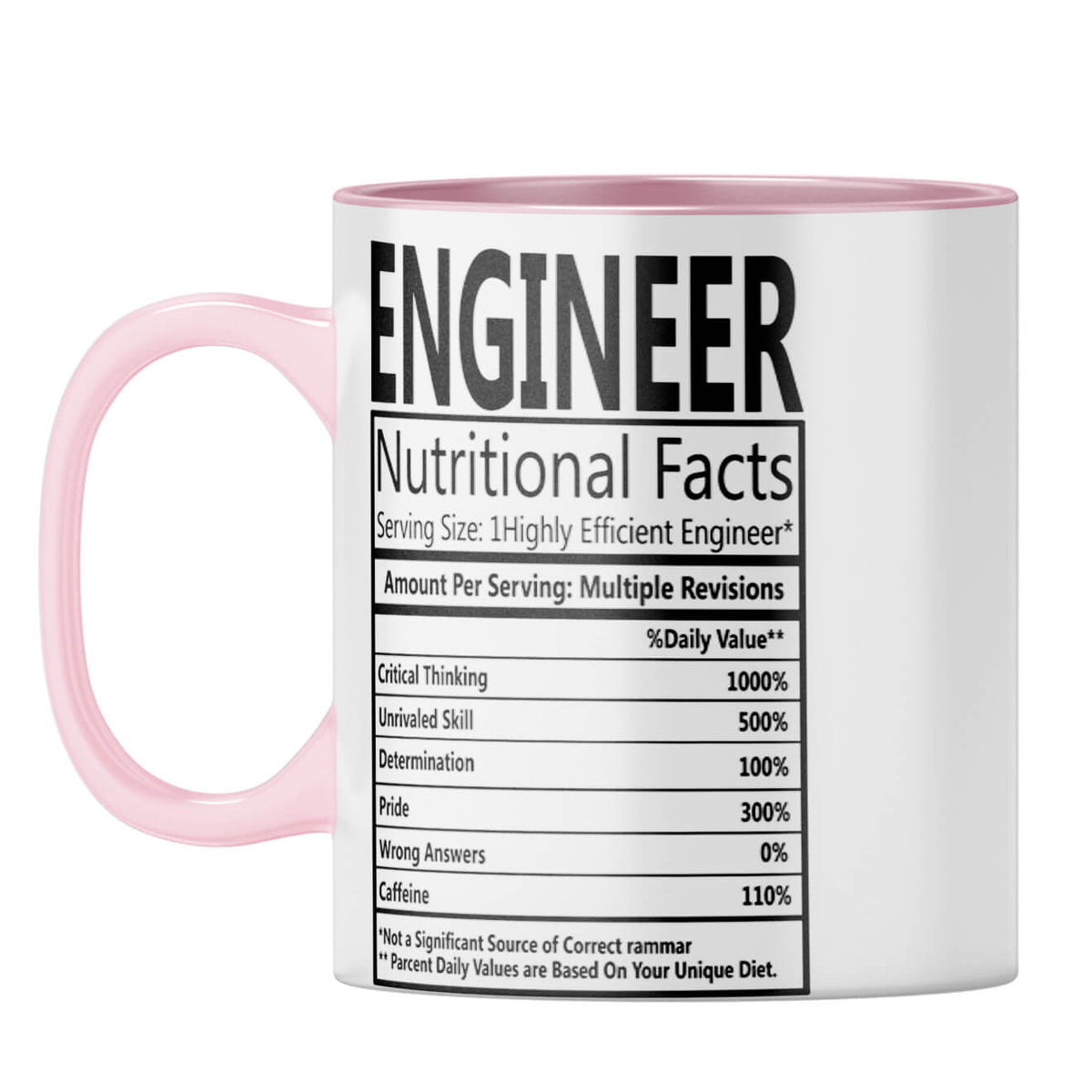 Engineer Nutritional Fact Coffee Mug - product image 9