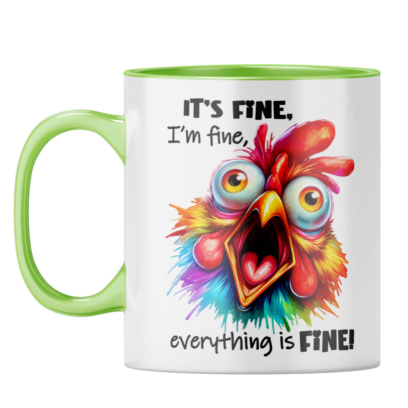 Everything is Fine Coffee Mug - corporate gift by YuBingo