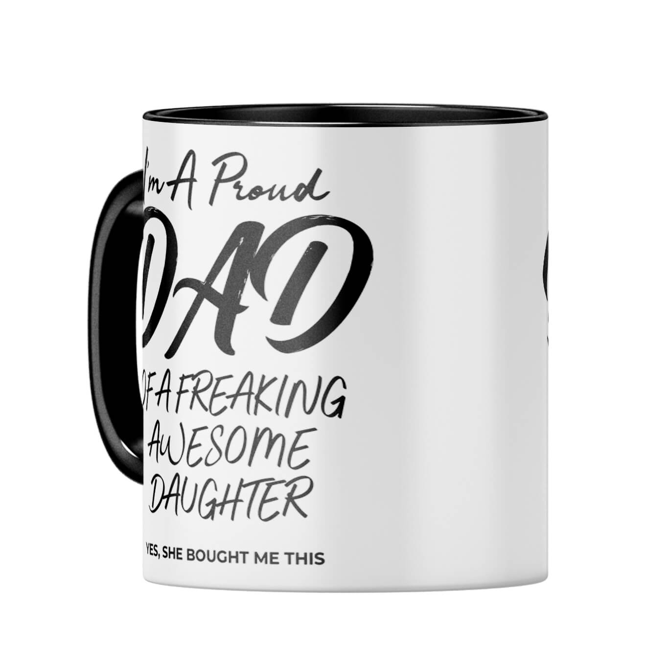Dad of Awesome Daughter Coffee Mug - corporate gift by YuBingo