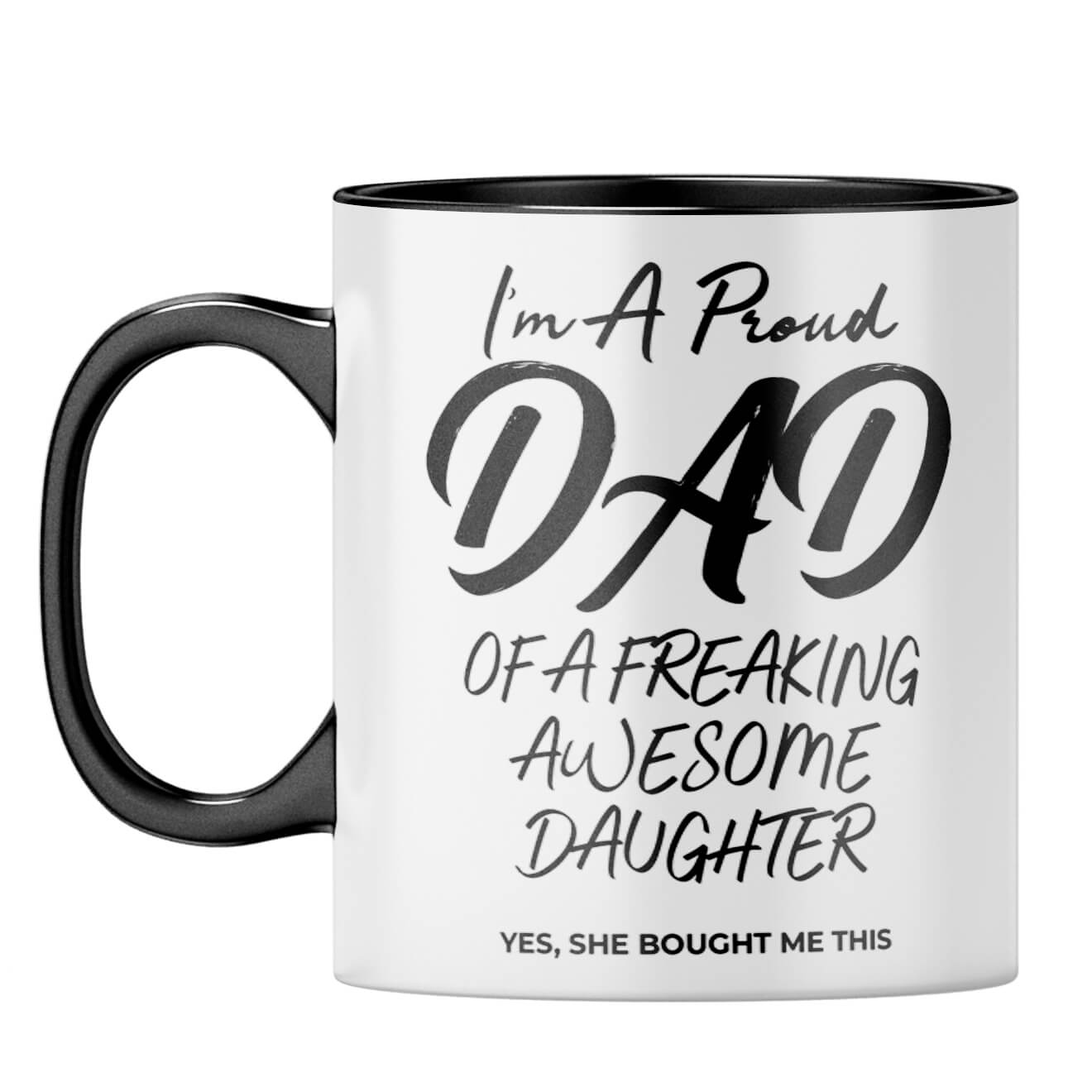 Dad of Awesome Daughter Coffee Mug - corporate gift by YuBingo