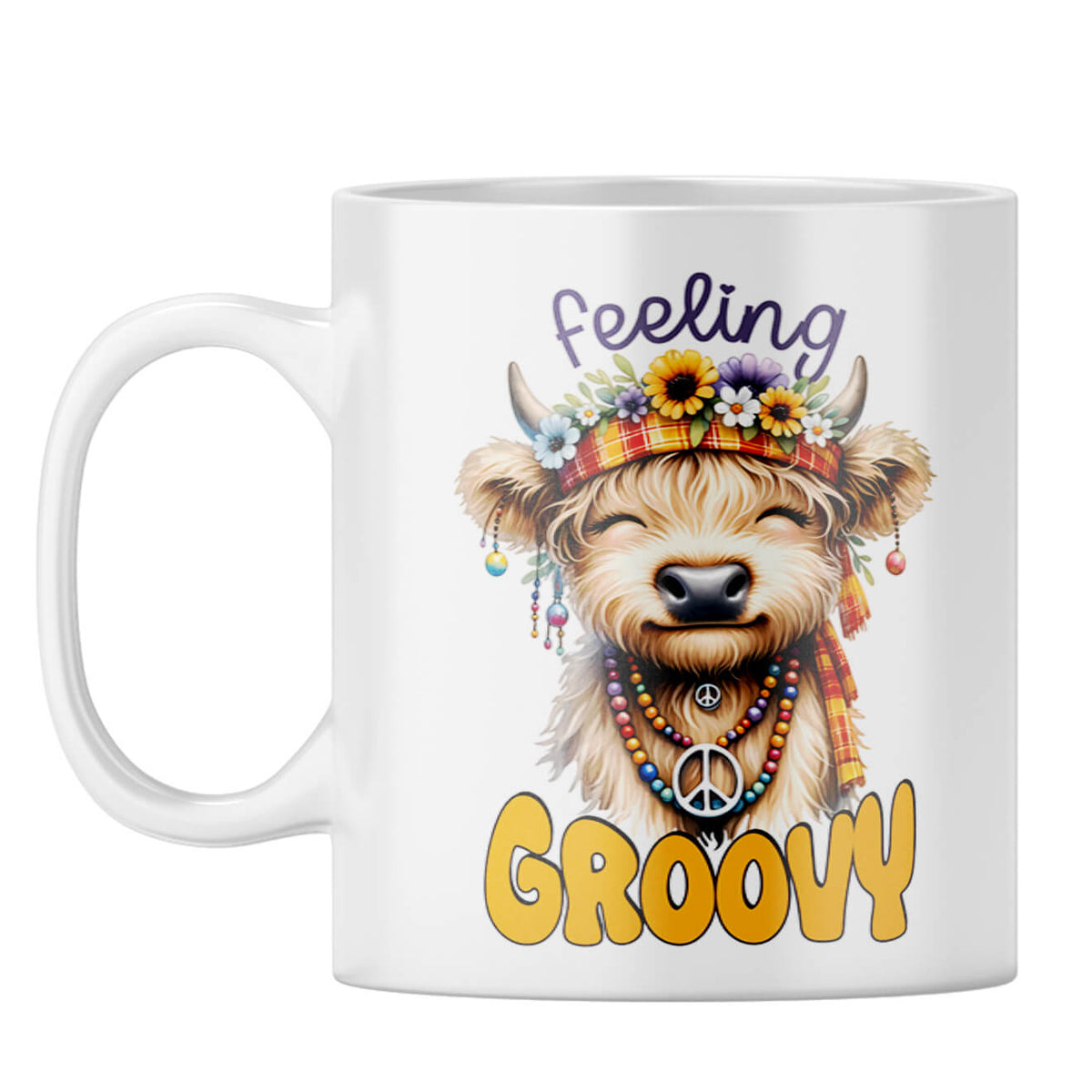 Feeling Groovy Coffee Mug - corporate gift by YuBingo