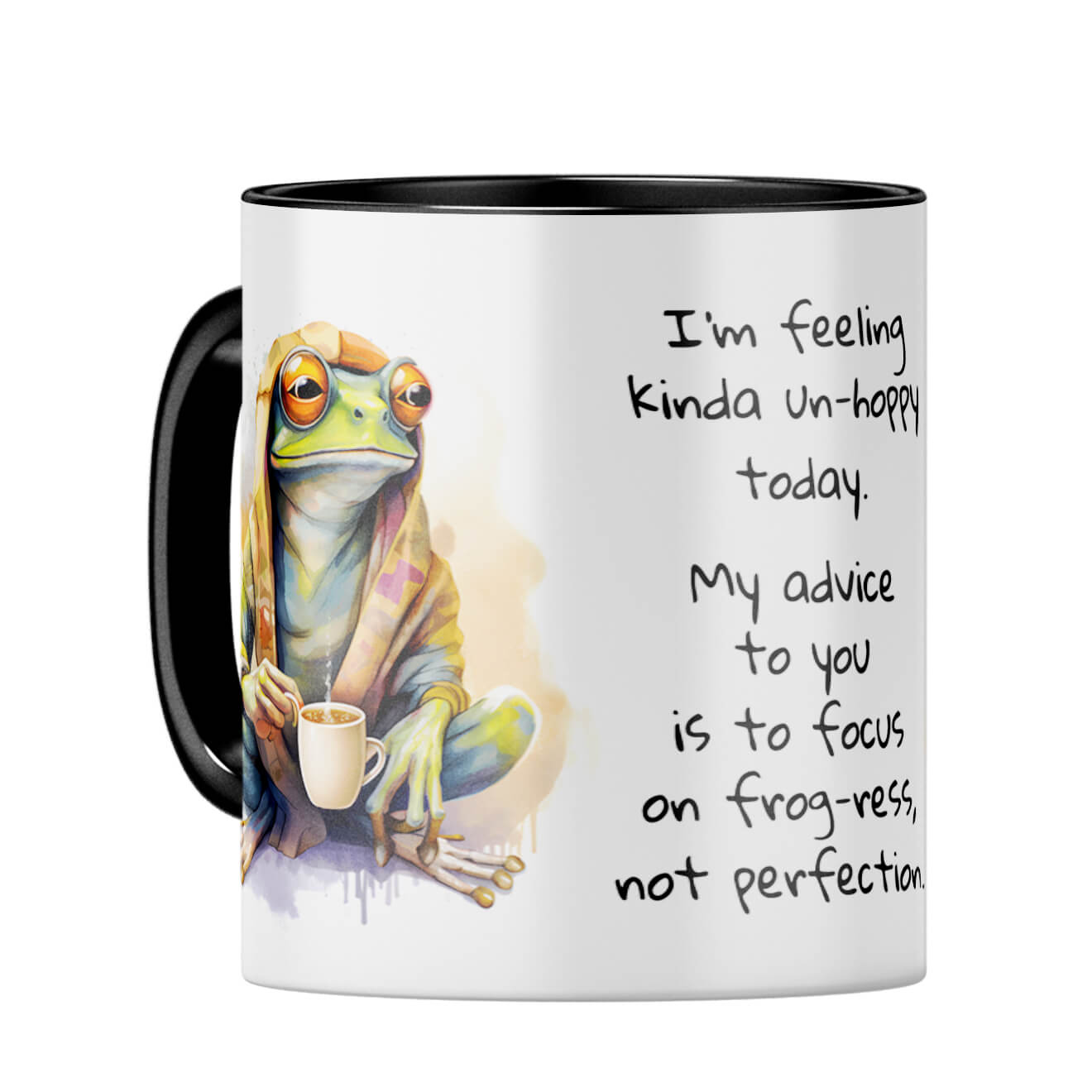 Focus on Progress Coffee Mug - corporate gift by YuBingo