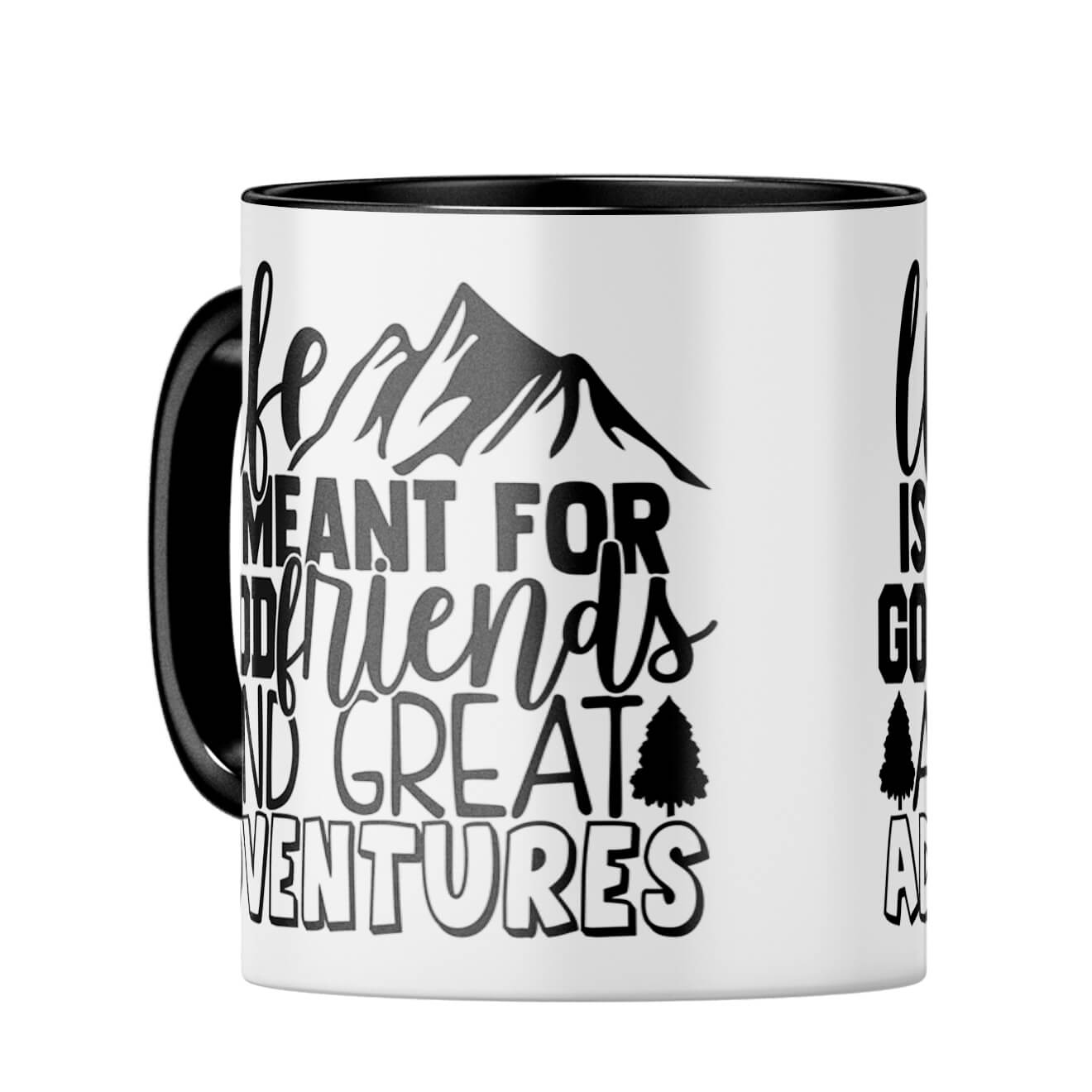 Friends & Adventures Coffee Mug - corporate gift by YuBingo