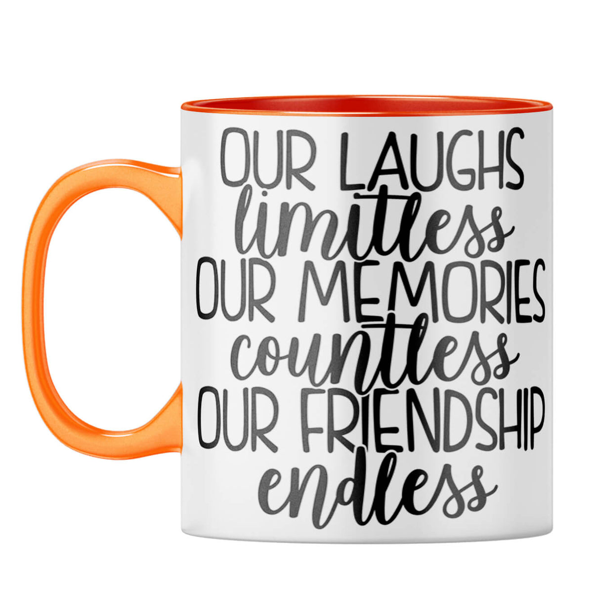 Friendship Is Endless Coffee Mug - corporate gift by YuBingo