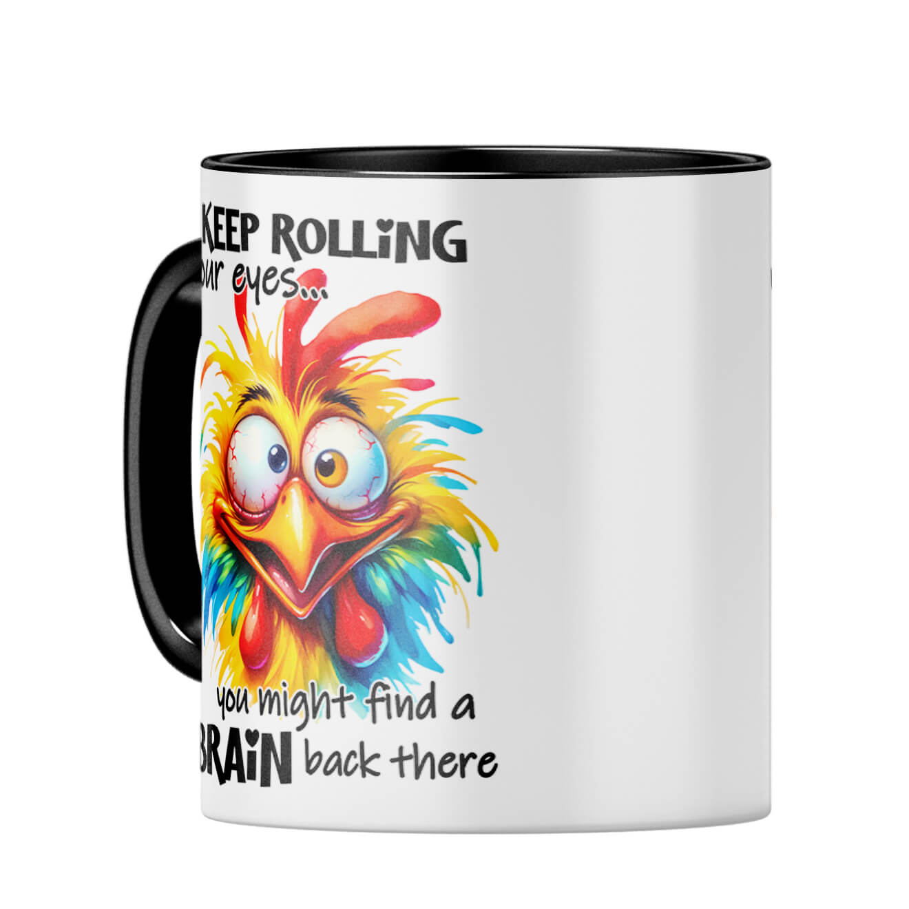 Keep Rolling Your Eyes Coffee Mug - corporate gift by YuBingo