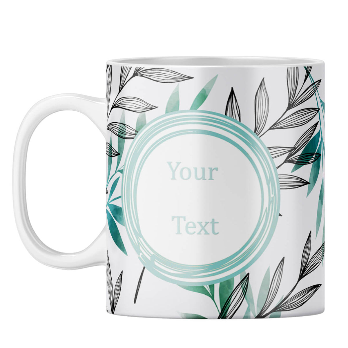 Leafy Coffee Mug - corporate gift by YuBingo
