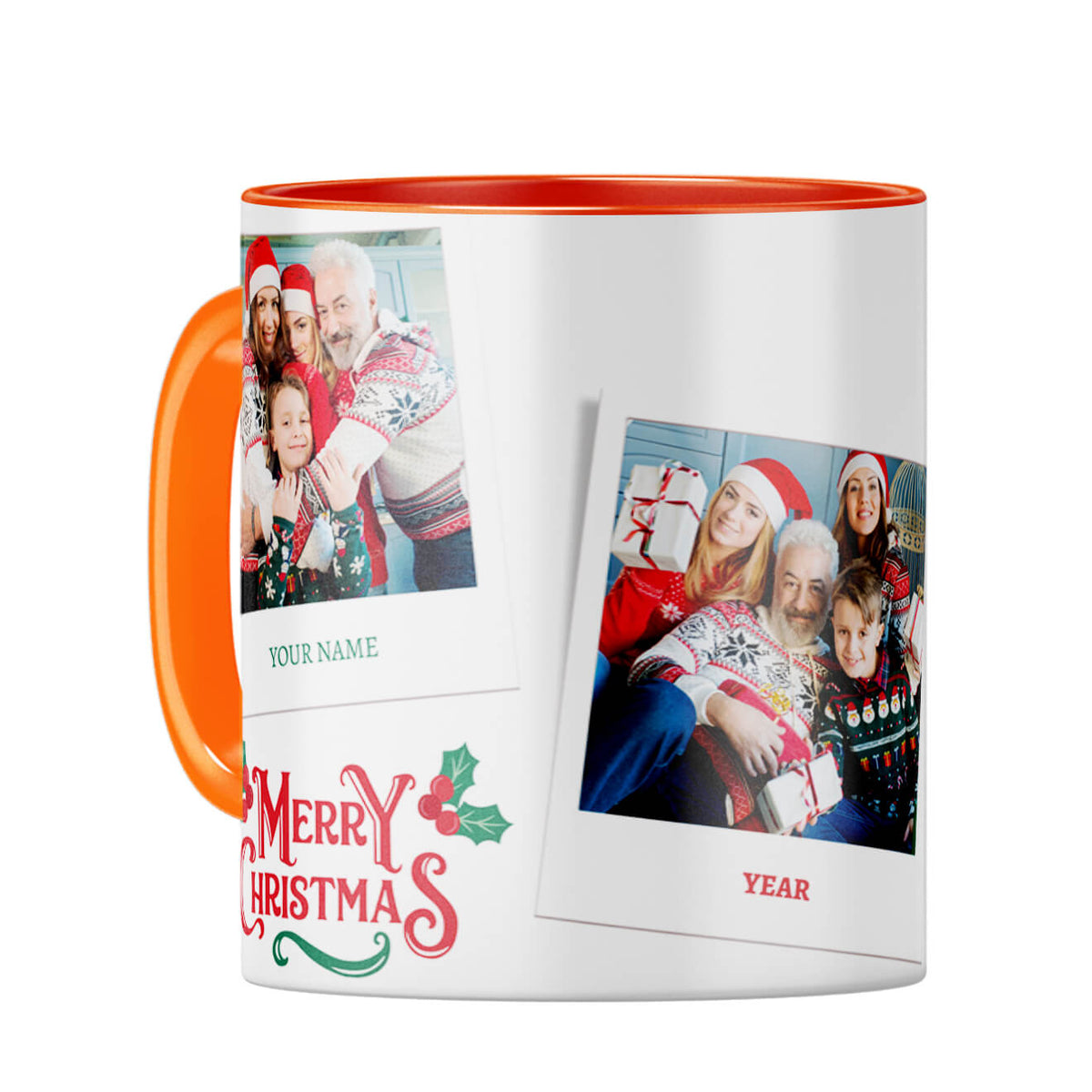 Merry Christmas With Name and Year Coffee Mug - product image 5