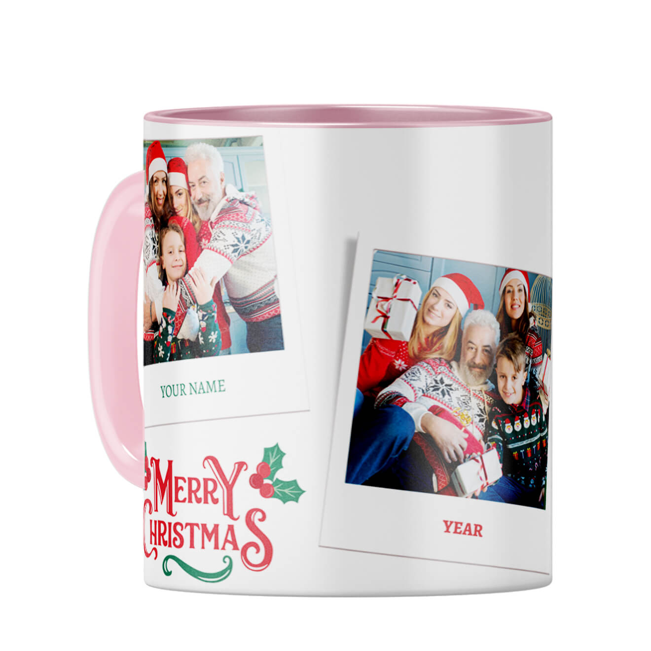 Merry Christmas With Name and Year Coffee Mug - product image 6