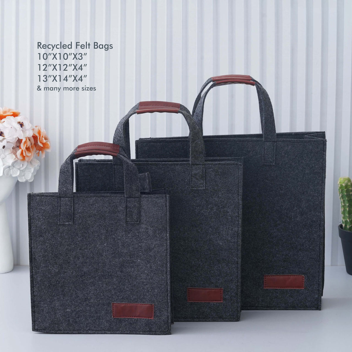Modern Black Hand Bag - Eco-Friendly Style - corporate gift by YuBingo