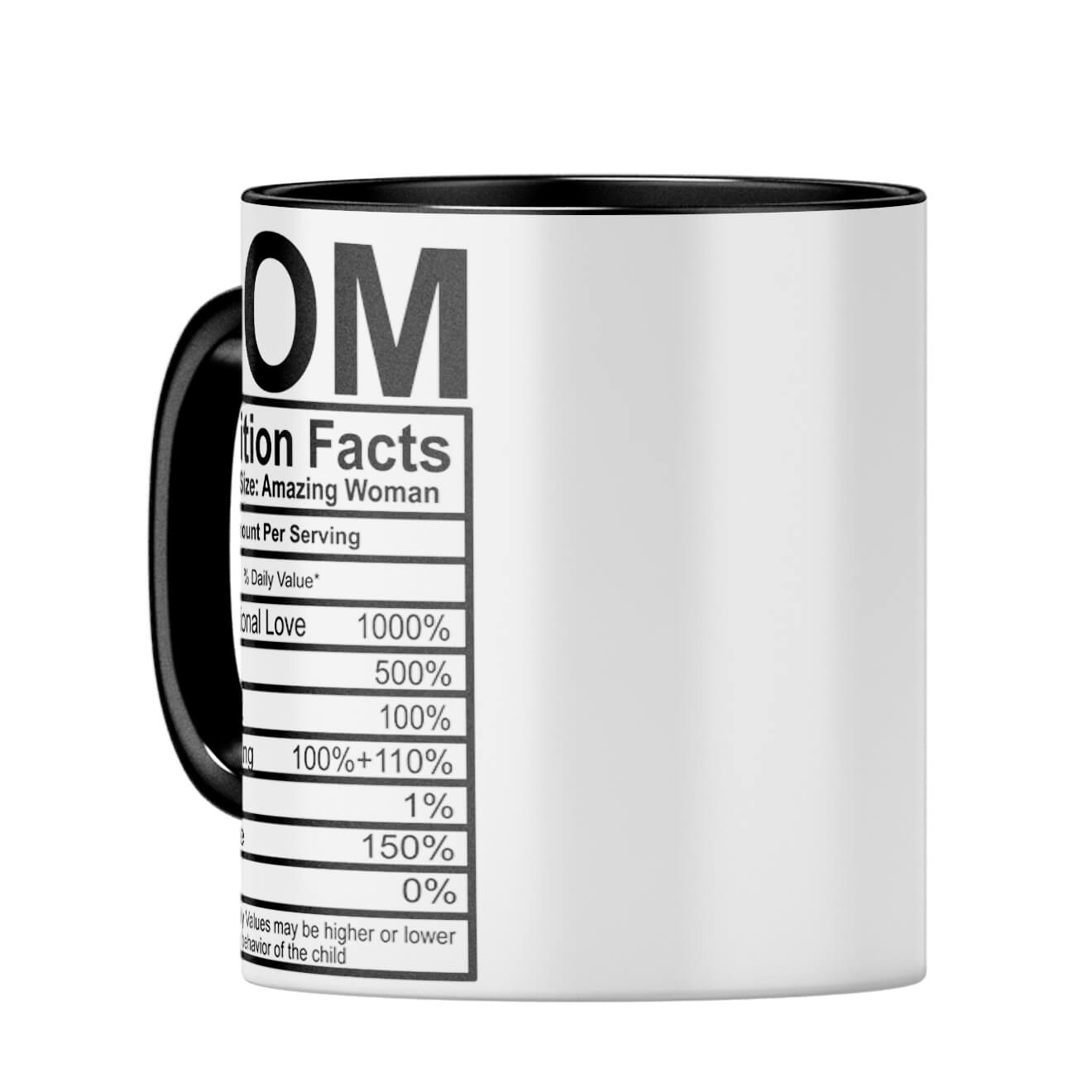 Mom Nutritional Fact Coffee Mug - corporate gift by YuBingo