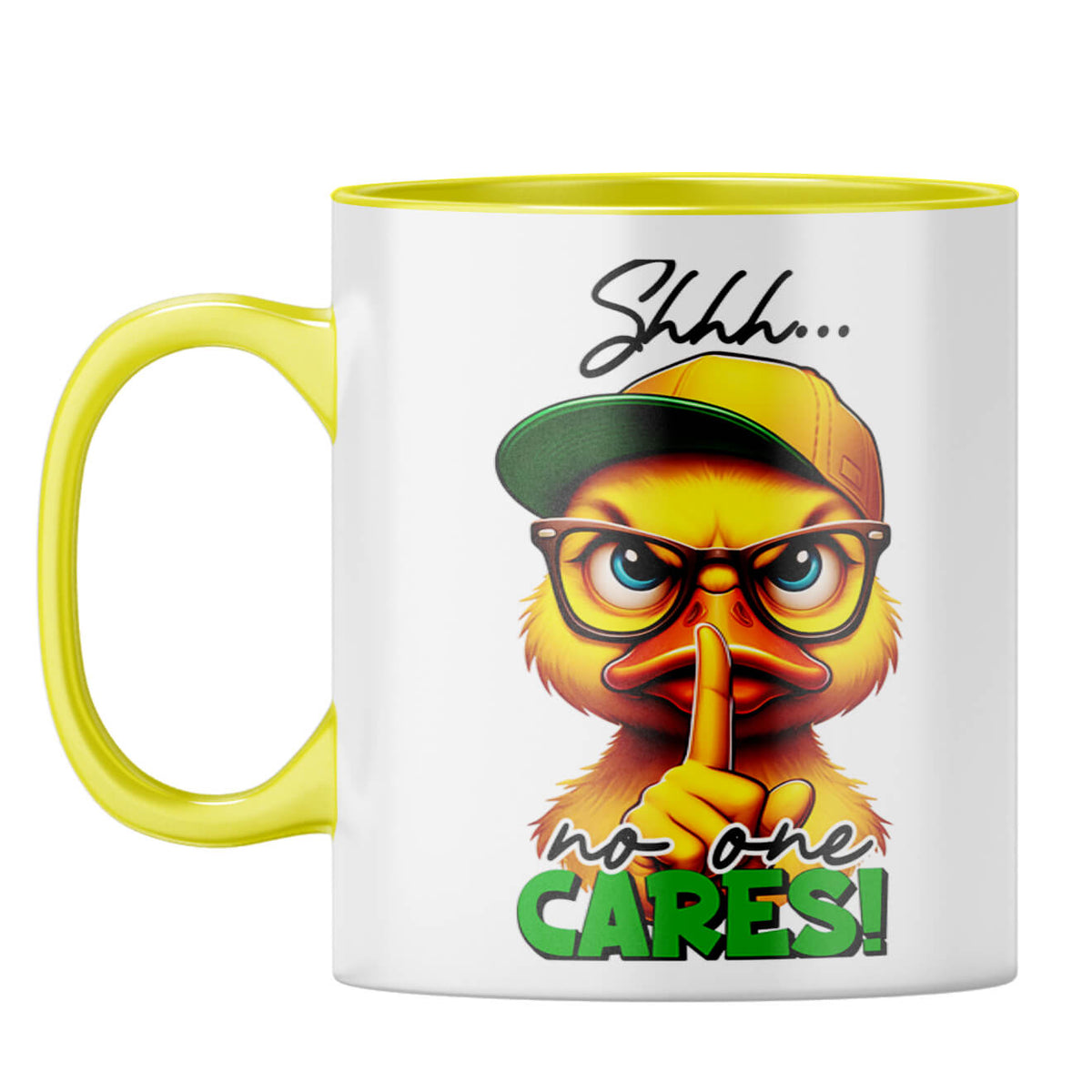 No One Cares Coffee Mug - corporate gift by YuBingo