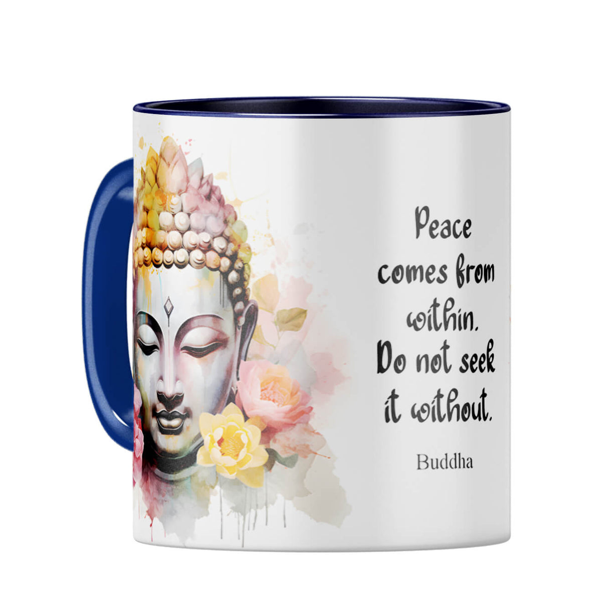 Peace from Within Coffee Mug - corporate gift by YuBingo