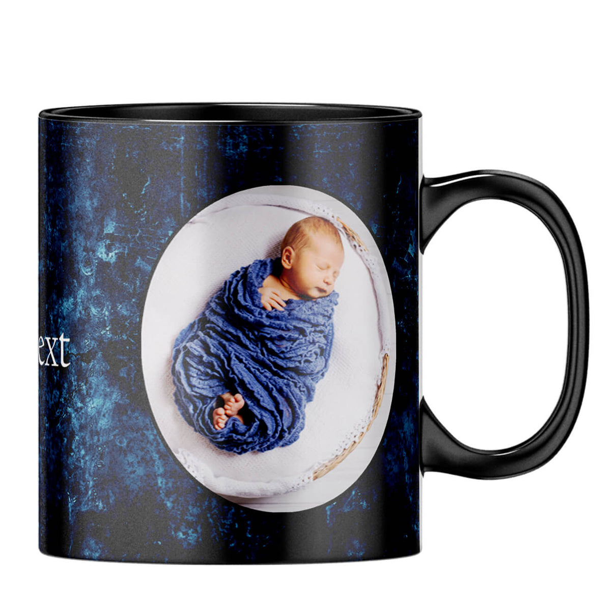 Photo on Blue Coffee Mug - product image 3