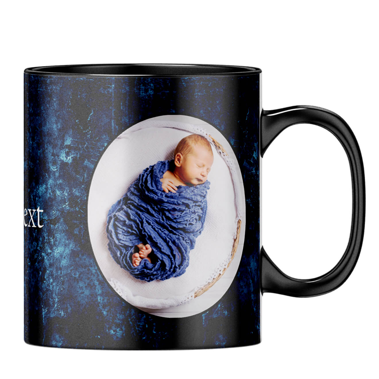 Photo on Blue Coffee Mug - product image 3