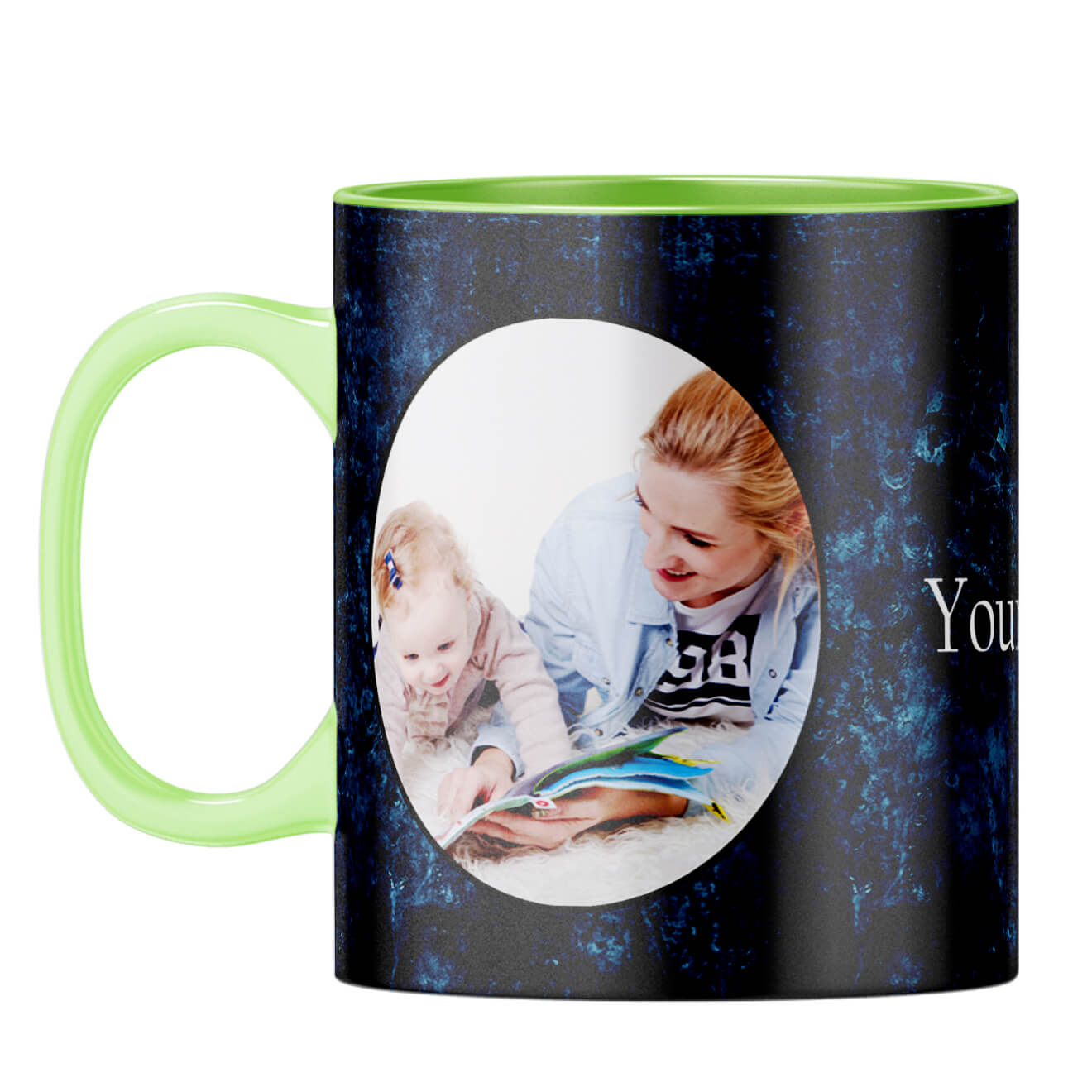 Photo on Blue Coffee Mug - product image 12