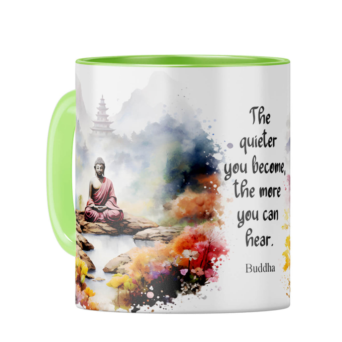 Quieter You Become The More You Can Hear Coffee Mug - product image 4