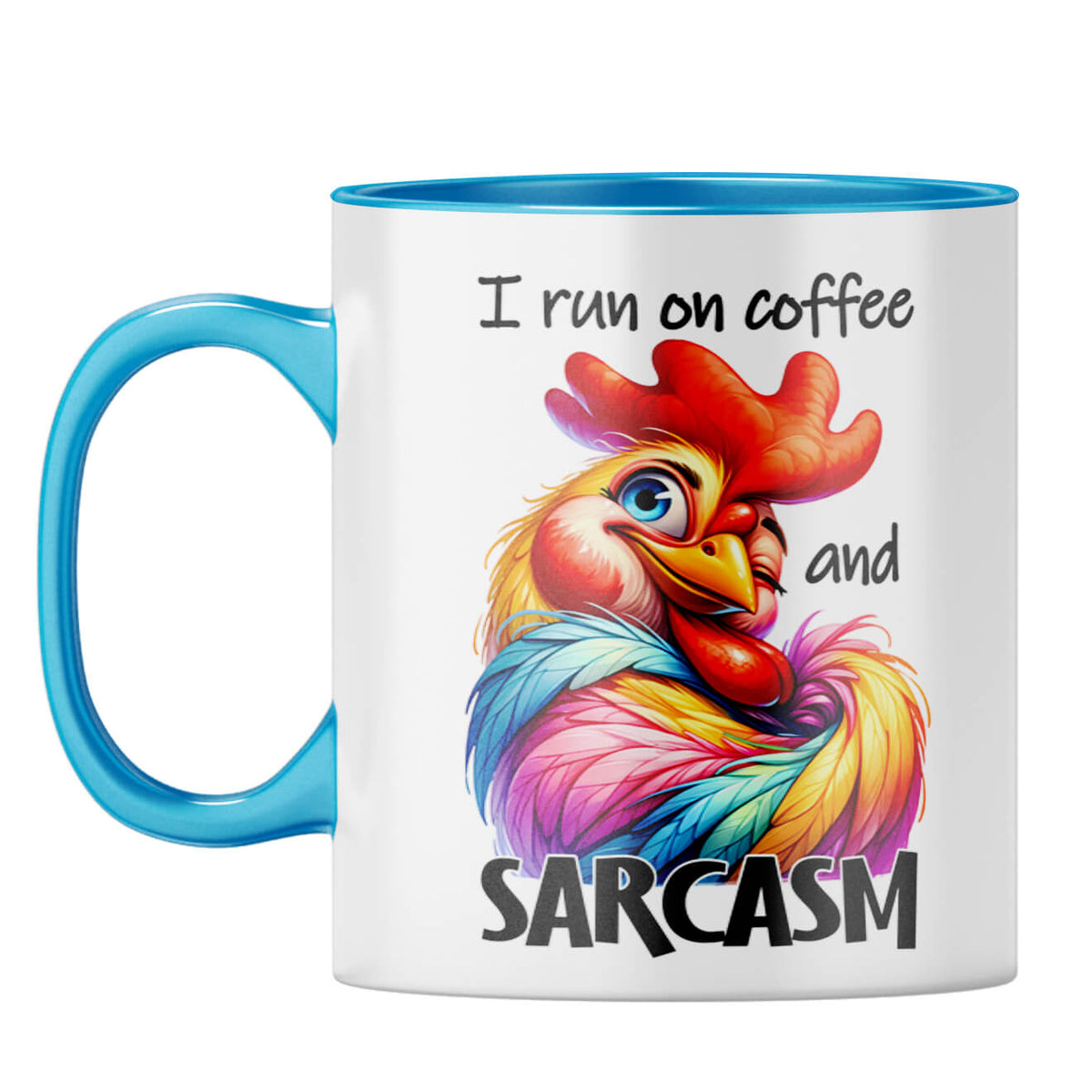 Run of Coffee and Sarcasm Coffee Mug - corporate gift by YuBingo