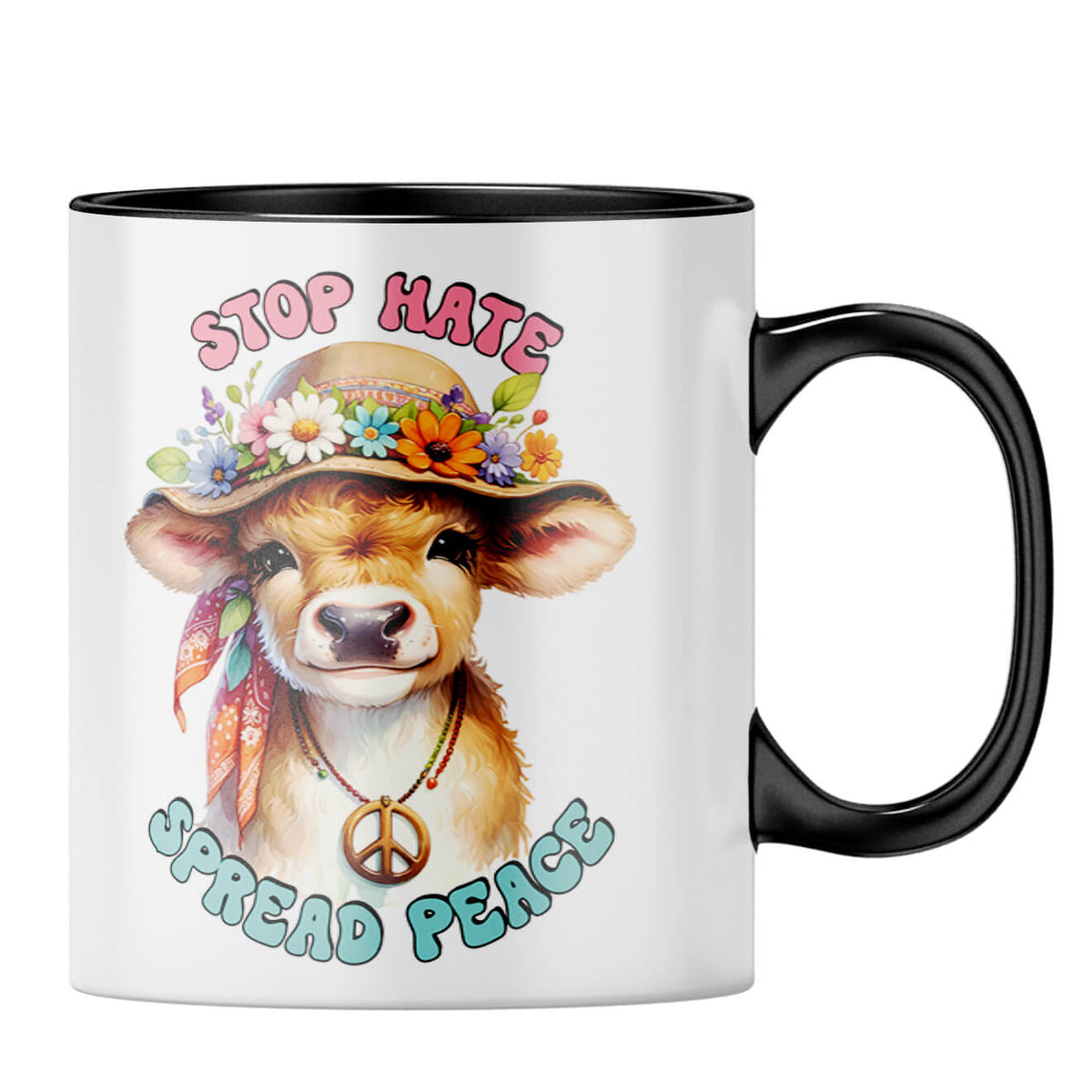 Stop Hate Spread Peace Coffee Mug - product image 3