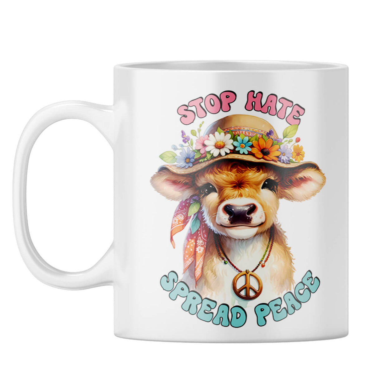 Stop Hate Spread Peace Coffee Mug - product image 6