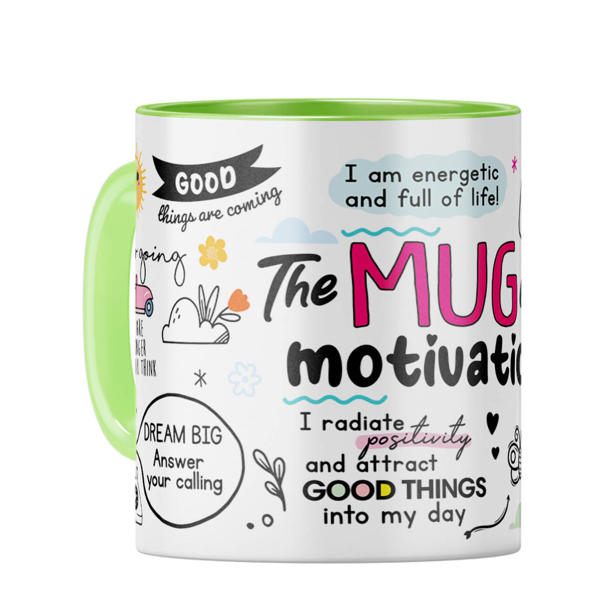 The Motivation Coffee Mug - corporate gift by YuBingo
