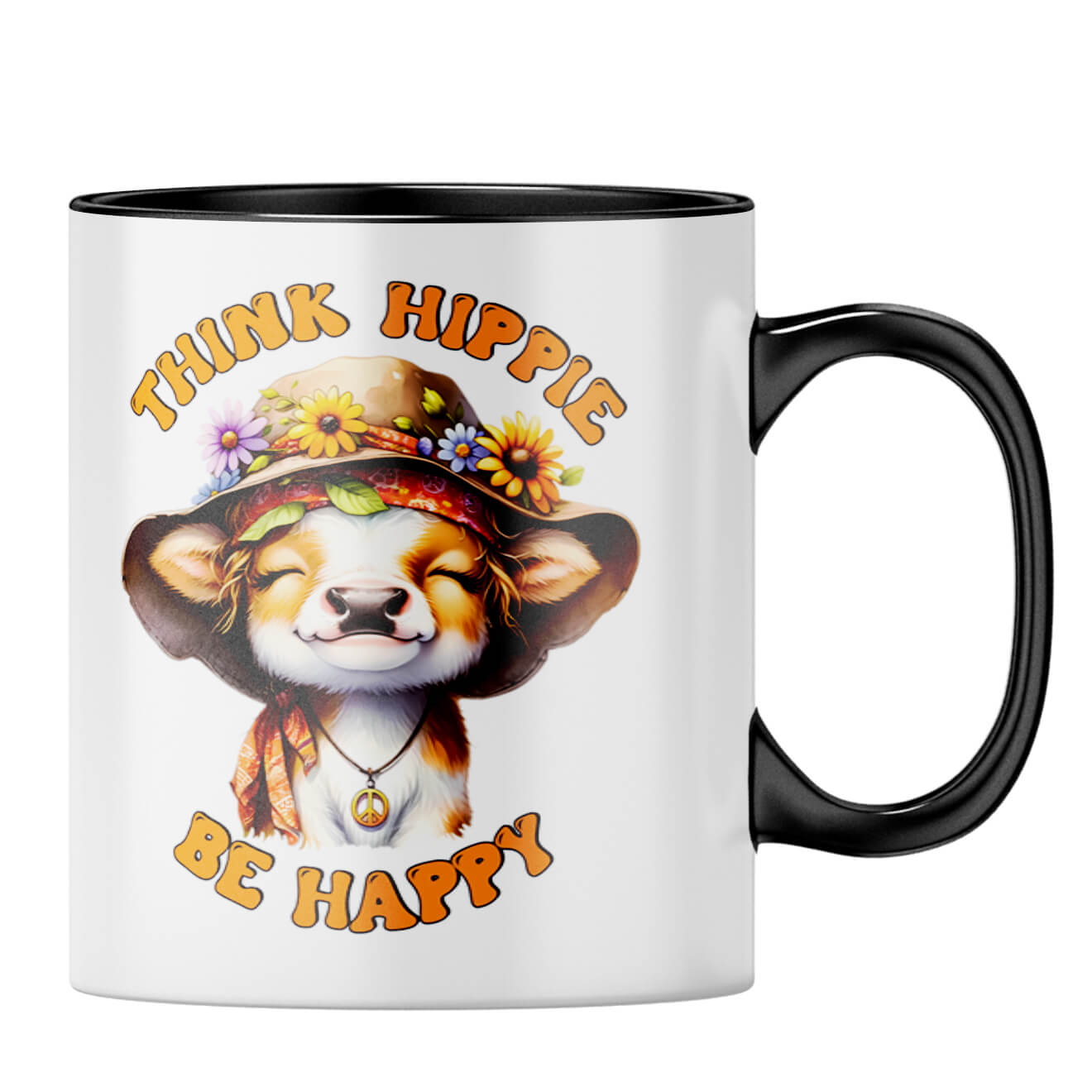 Think Hippy Be Happy Coffee Mug - product image 3