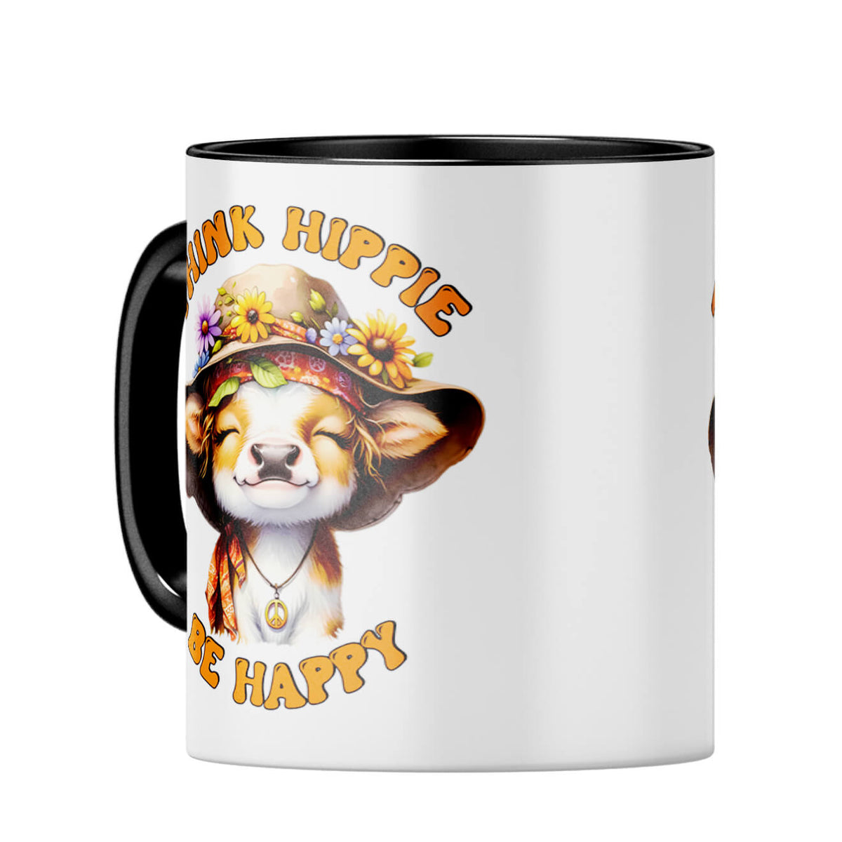 Think Hippy Be Happy Coffee Mug - product image 2