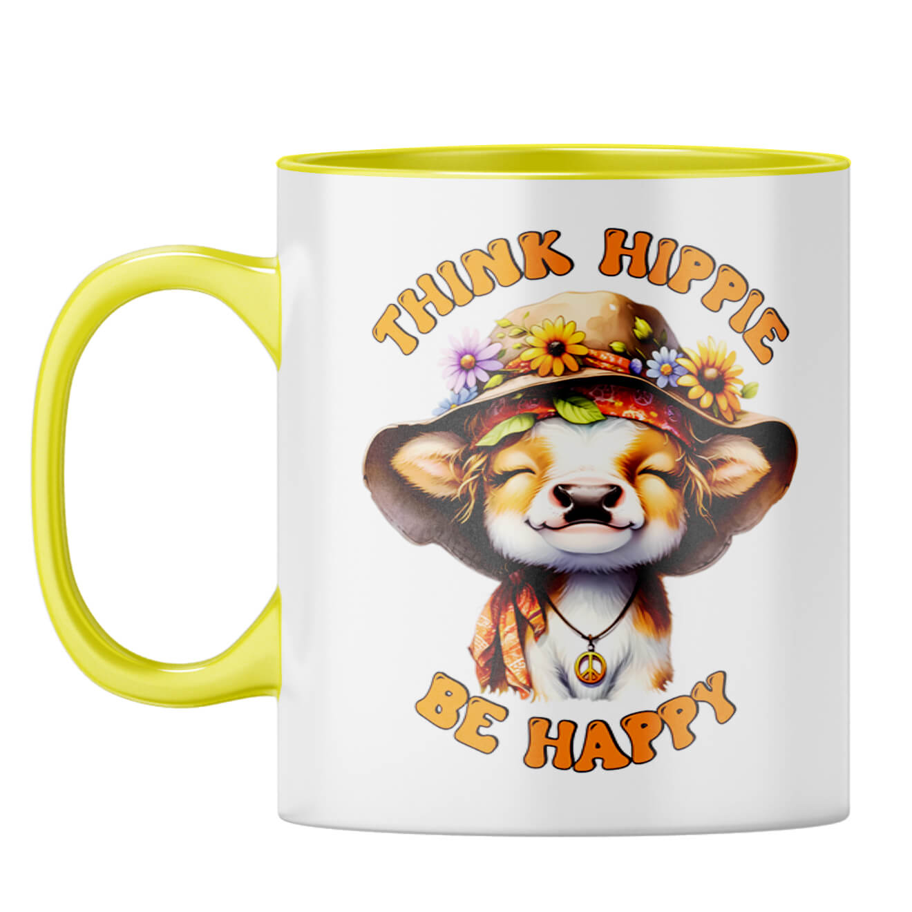 Think Hippy Be Happy Coffee Mug - product image 5