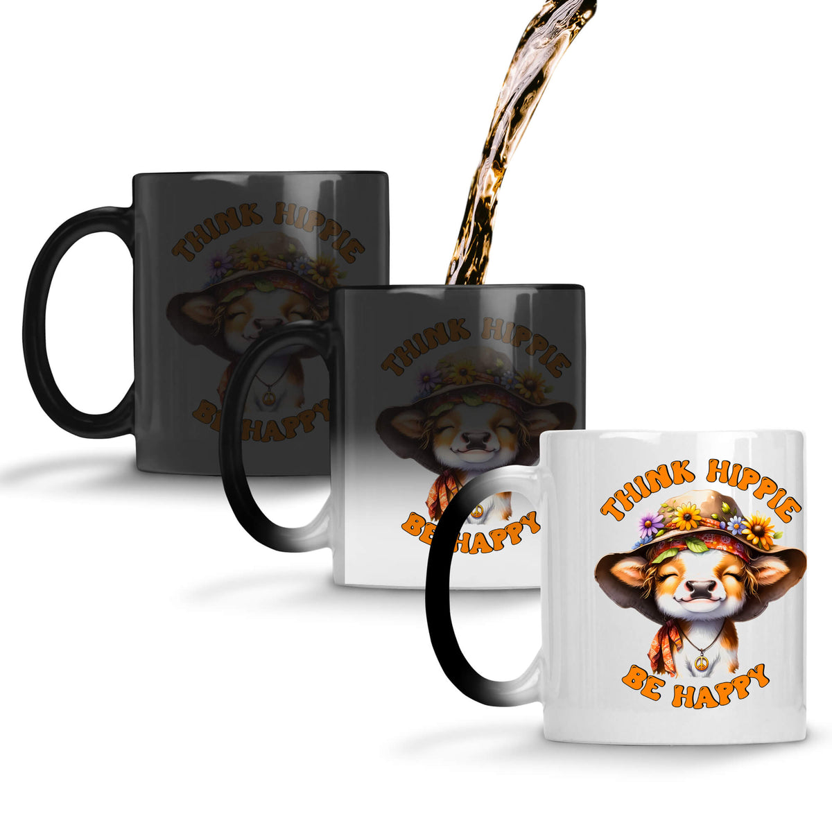 Think Hippy Be Happy Coffee Mug - product image 13