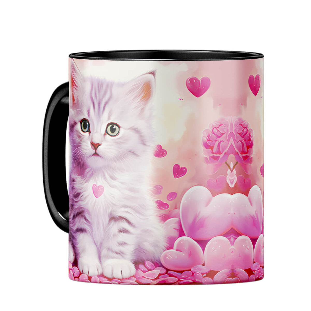 Cat Hearts Melody Coffee Mug - product image 2