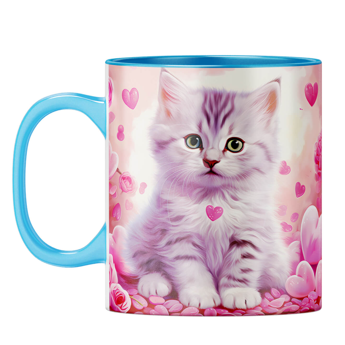Cat Hearts Melody Coffee Mug - product image 9