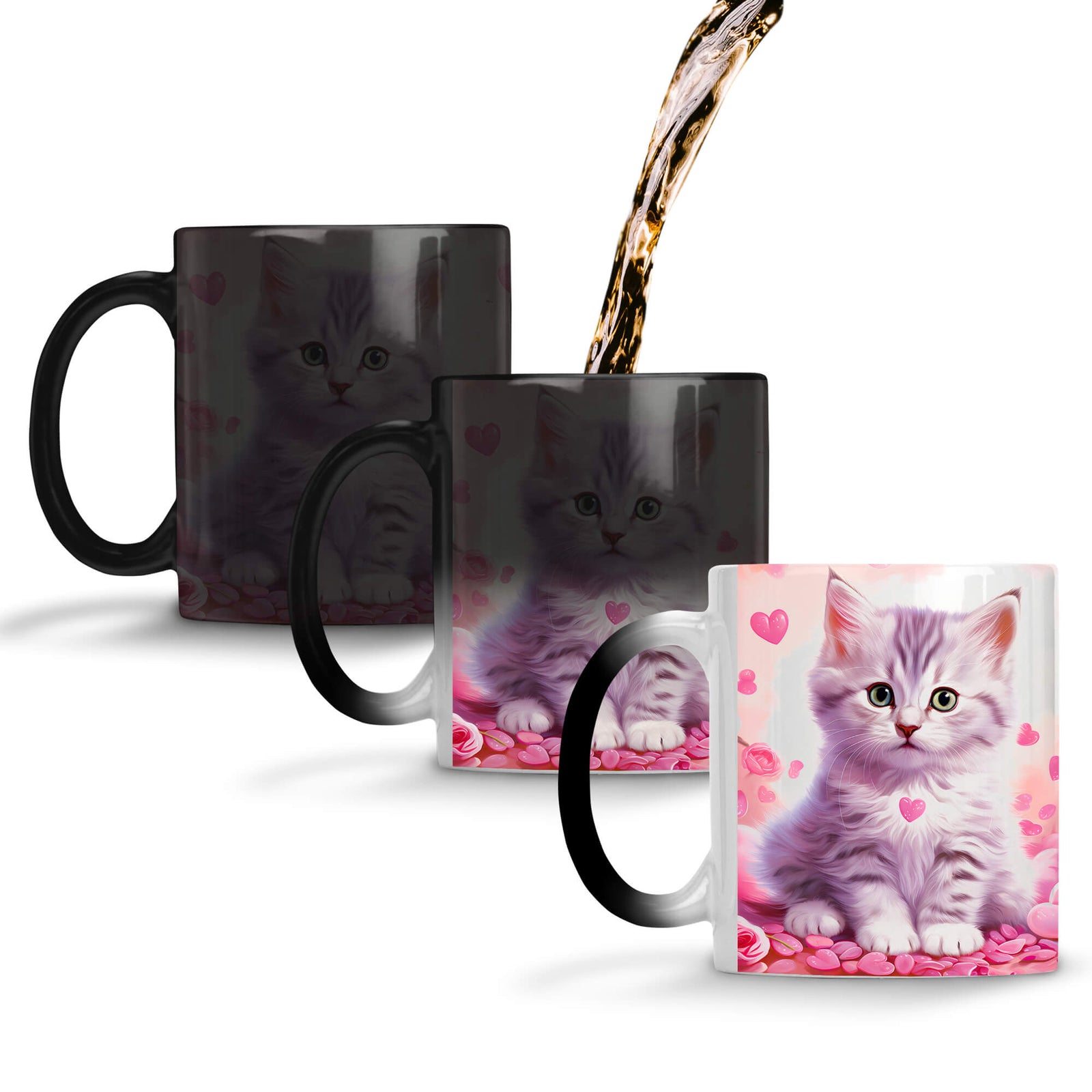 Cat Hearts Melody Coffee Mug - product image 13