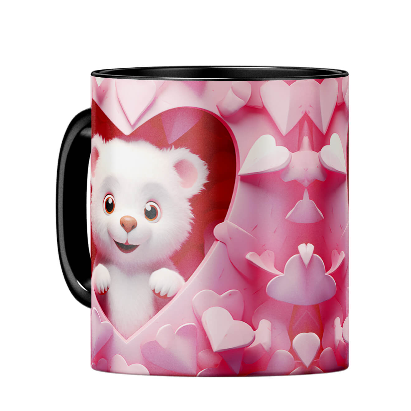 Cute Eyes Connection Coffee Mug - corporate gift by YuBingo