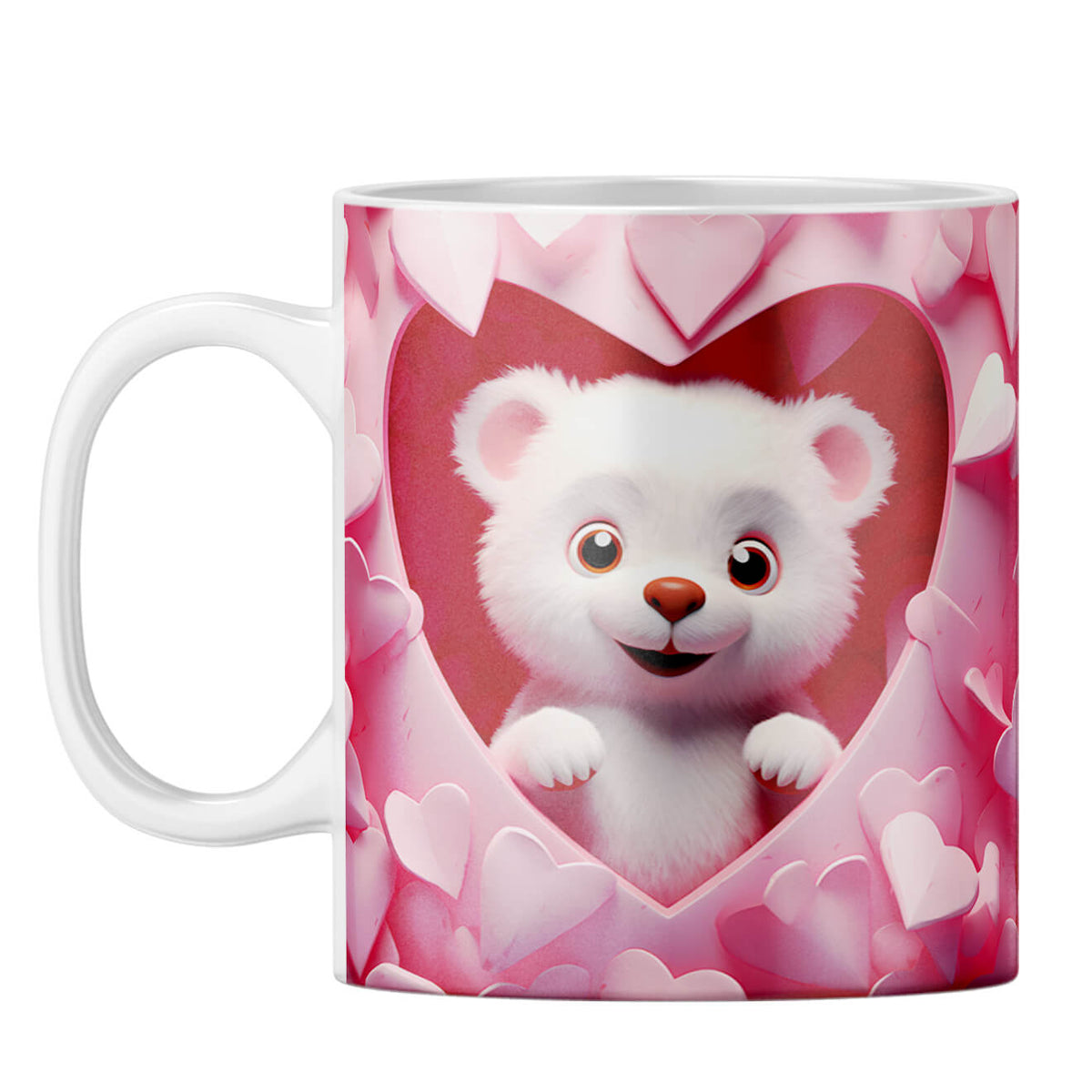 Cute Eyes Connection Coffee Mug - corporate gift by YuBingo
