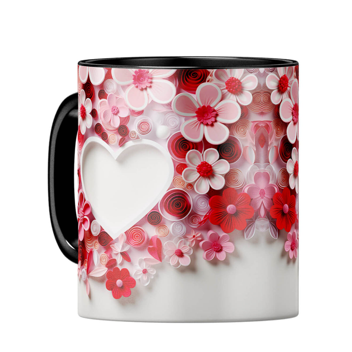 Flowery Heart Symphony Coffee Mug - product image 2