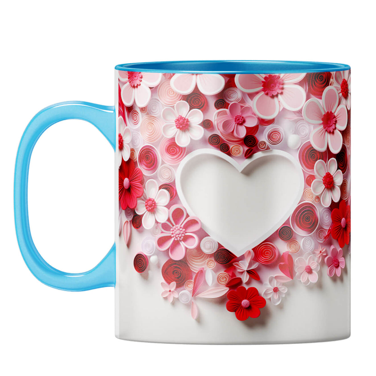 Flowery Heart Symphony Coffee Mug - product image 4