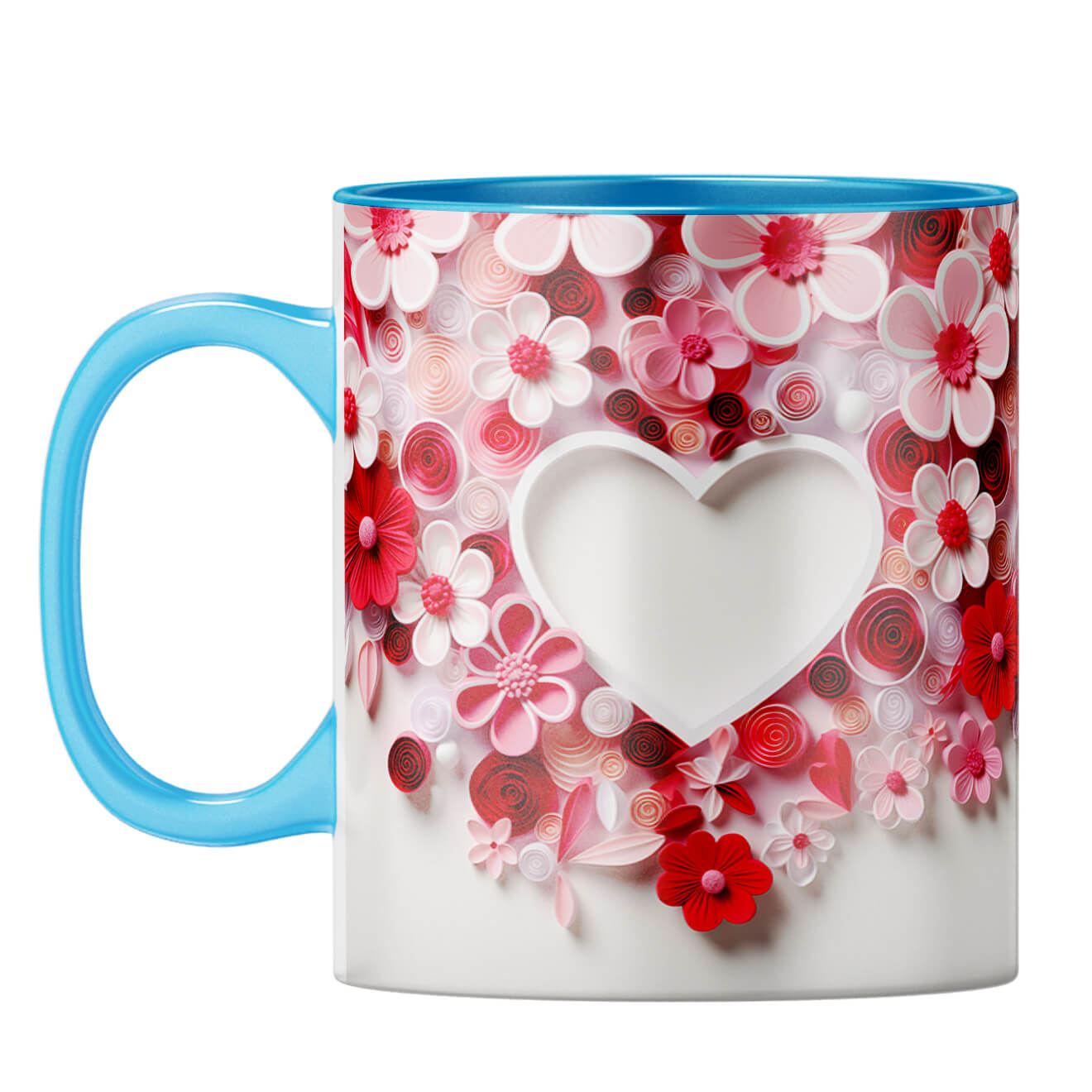 Flowery Heart Symphony Coffee Mug - product image 4