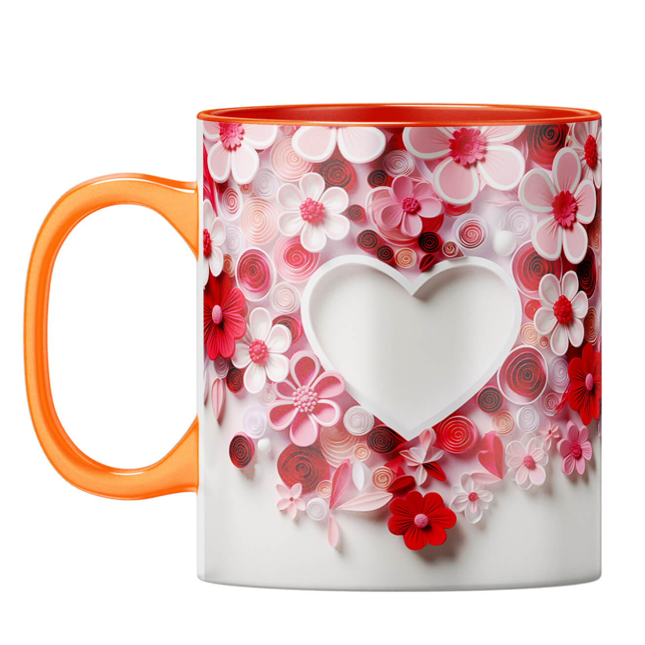Flowery Heart Symphony Coffee Mug - product image 6