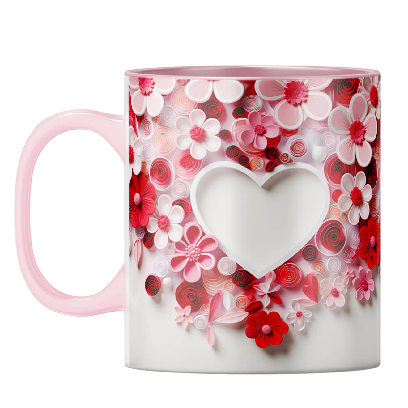 Flowery Heart Symphony Coffee Mug - product image 7