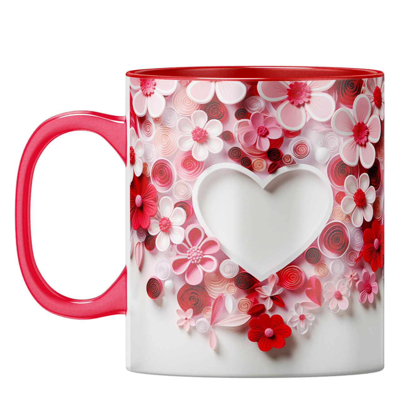 Flowery Heart Symphony Coffee Mug - product image 8