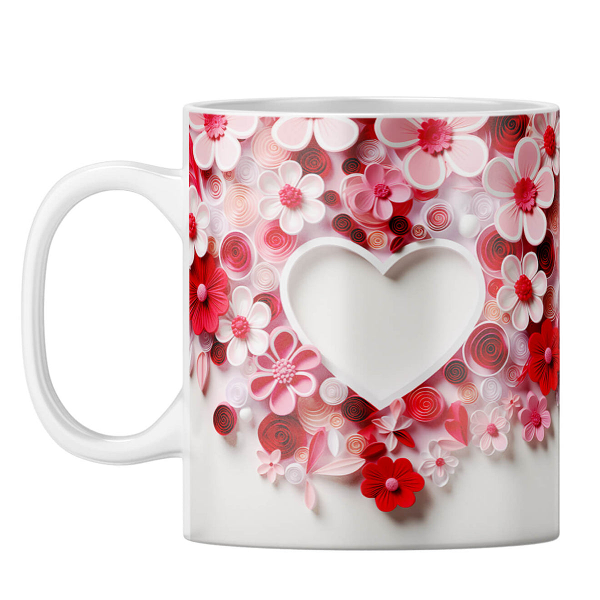 Flowery Heart Symphony Coffee Mug - product image 9