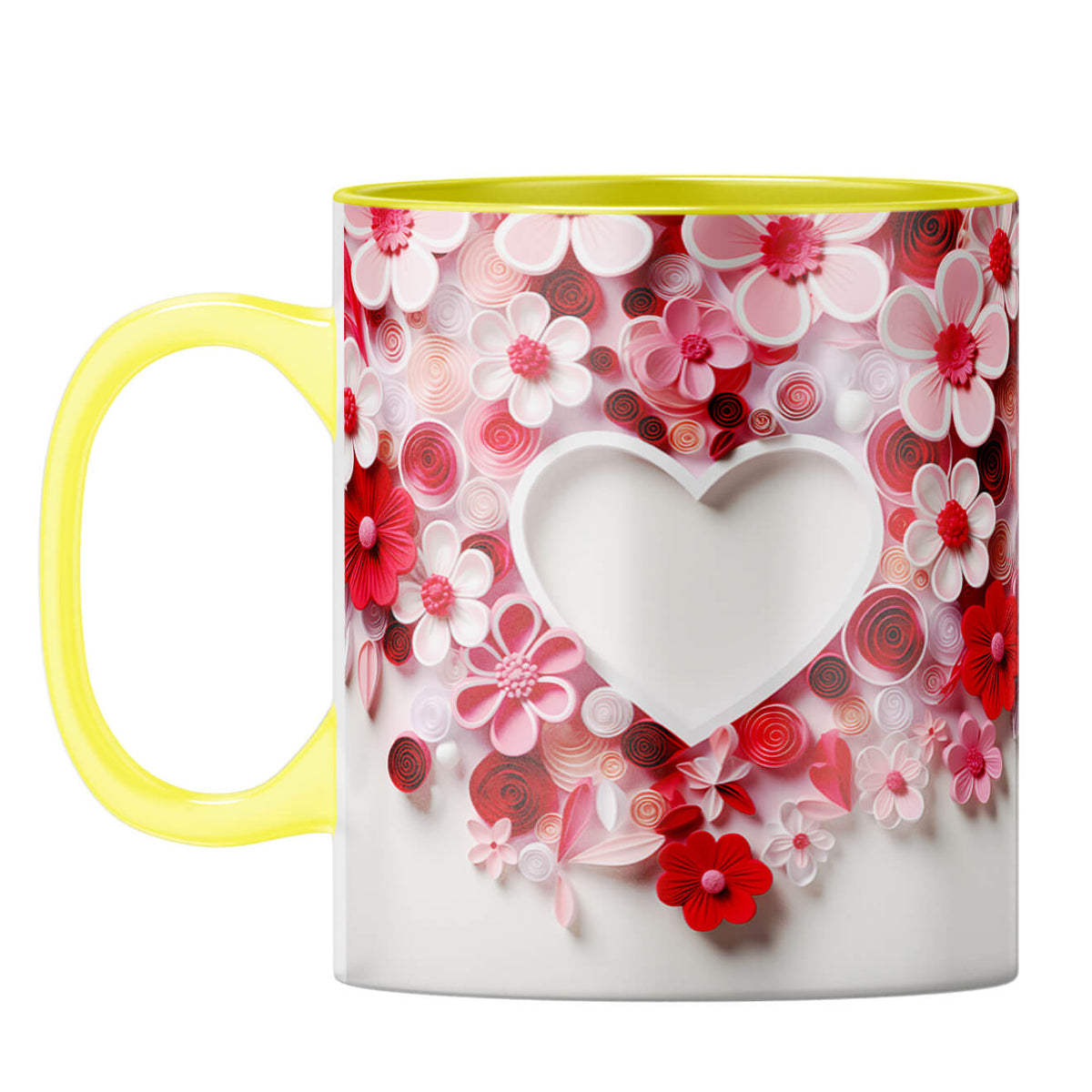 Flowery Heart Symphony Coffee Mug - product image 10