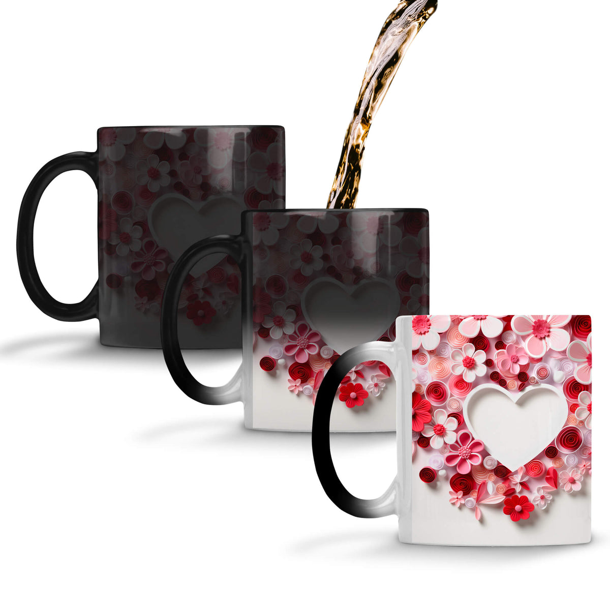 Flowery Heart Symphony Coffee Mug - product image 13