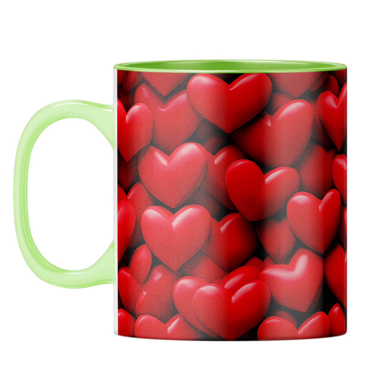 Hearts Galore Coffee Mug - corporate gift by YuBingo