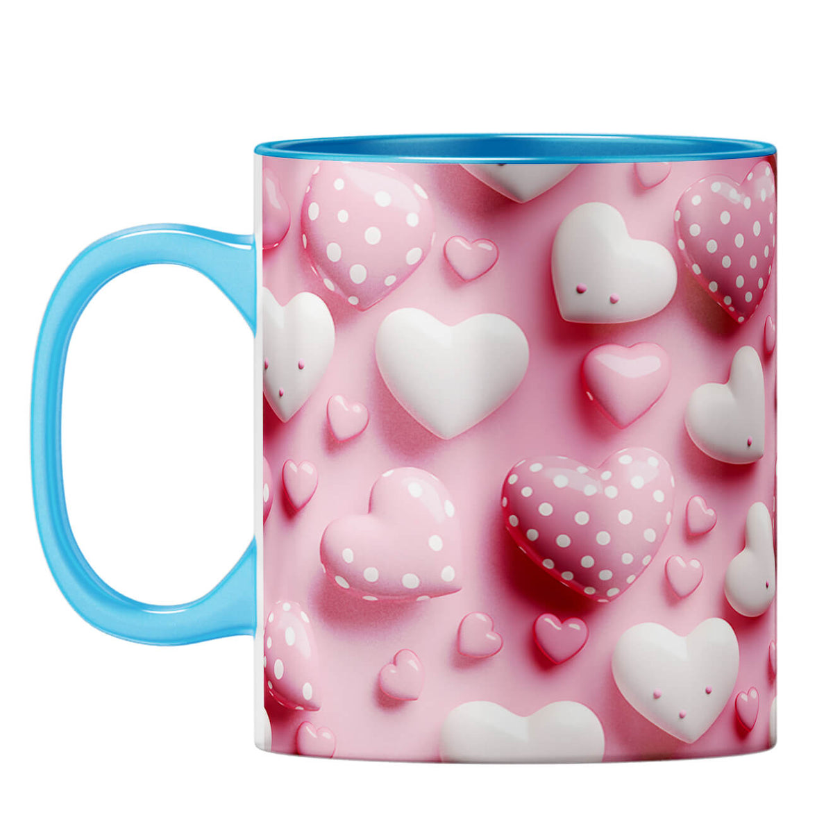 Pink Hearts Harmony Coffee Mug - product image 10