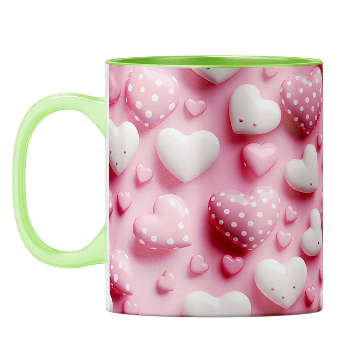 Pink Hearts Harmony Coffee Mug - product image 11